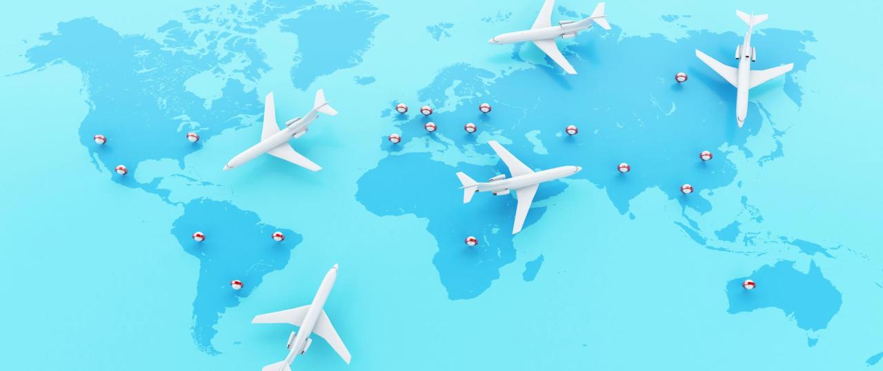 World tour flights