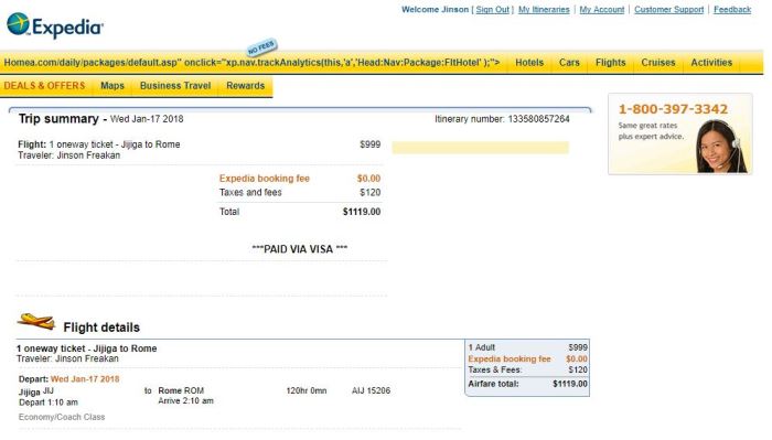 How to hack airline tickets