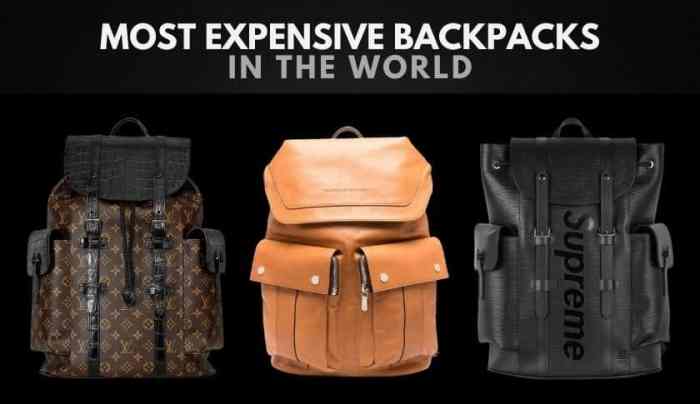 Most expensive backpack in the world