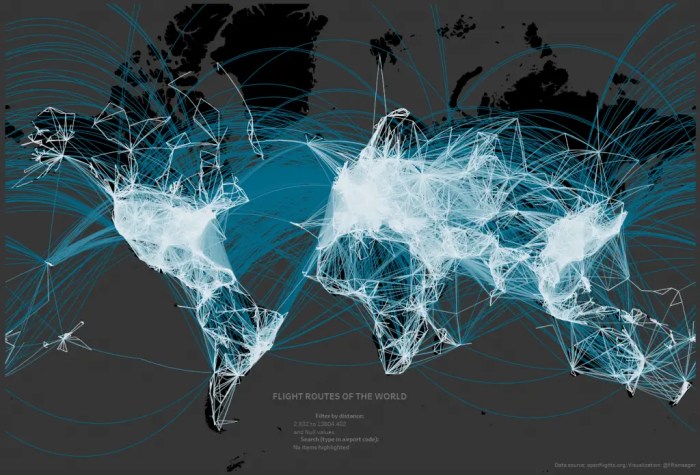 Flight map world routes mapping exercise Around the world flights popular routes